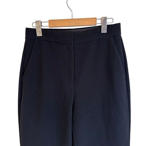 Aritzia Babaton Atelier Black Straight Leg High Waist Trousers Size 4 - Picture 2 of 10